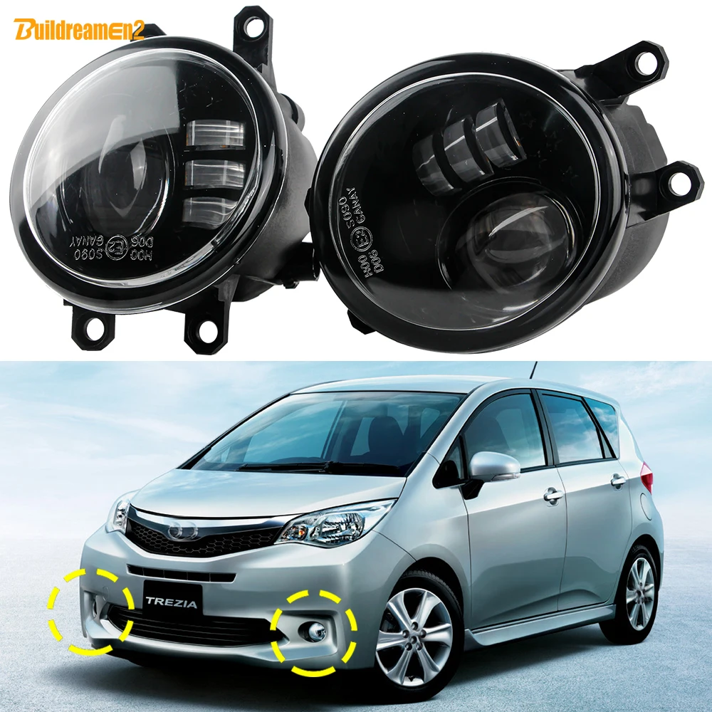 

30W H11 Upgrade Car Front LED Fog Light Assembly Driving Lamp 2 Pieces For Subaru Trezia Hatchback 2011 2012 2013 2014 2015 2016