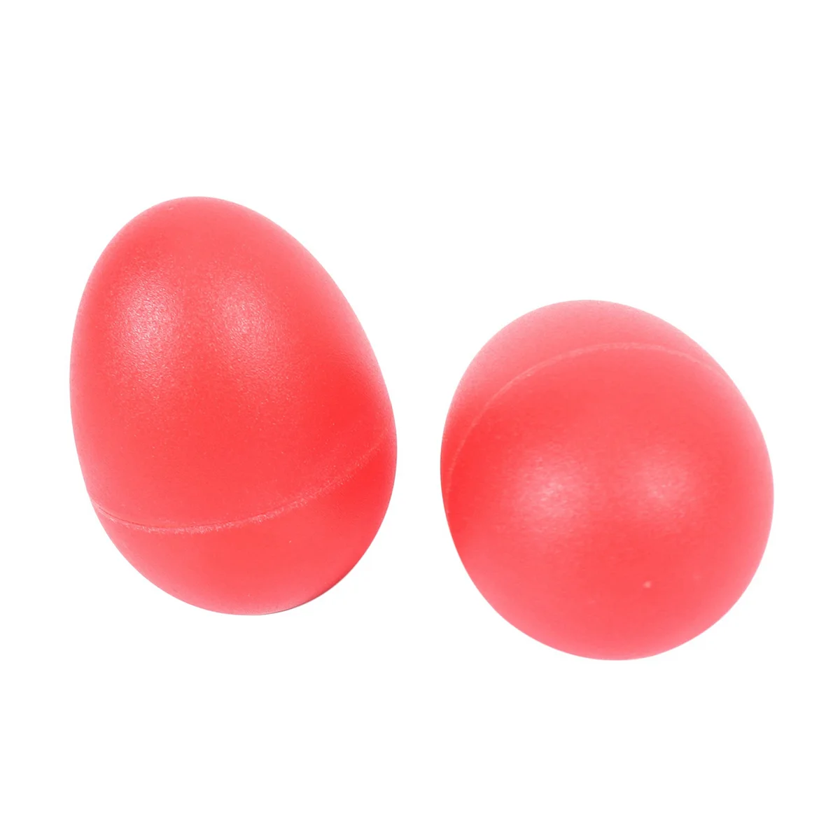 A71P 6 أزواج من الهزازات البلاستيكية ذات البيض الموسيقي Maracas باللون الأحمر #5