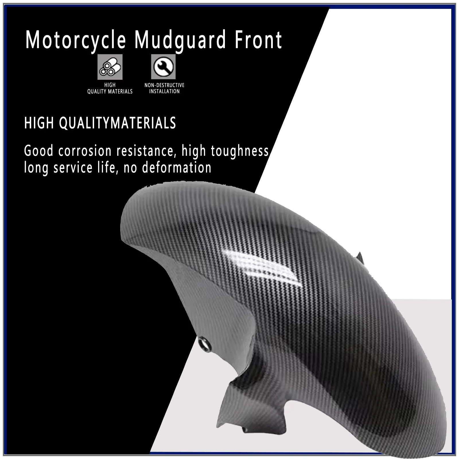 

Motorcycle Parts Fairing ABS Carbon Fiber For Yamaha YZFR6 YZF-R6 R6 2006-2010 2011 2012 2013 2014 2015 2016 Front Fender Splash