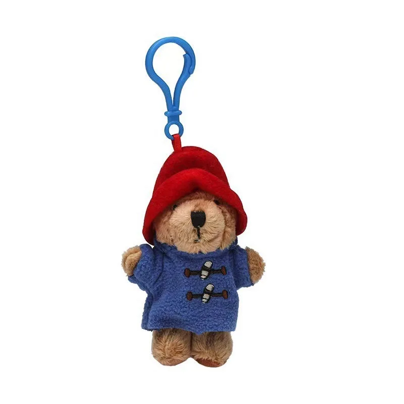 Kawaii Paddington Bear Plush Doll Cartoon U.k. Paddington Toy Cute Child Doll Kawaii Girl Plush Keychain Bag Pendant Gift