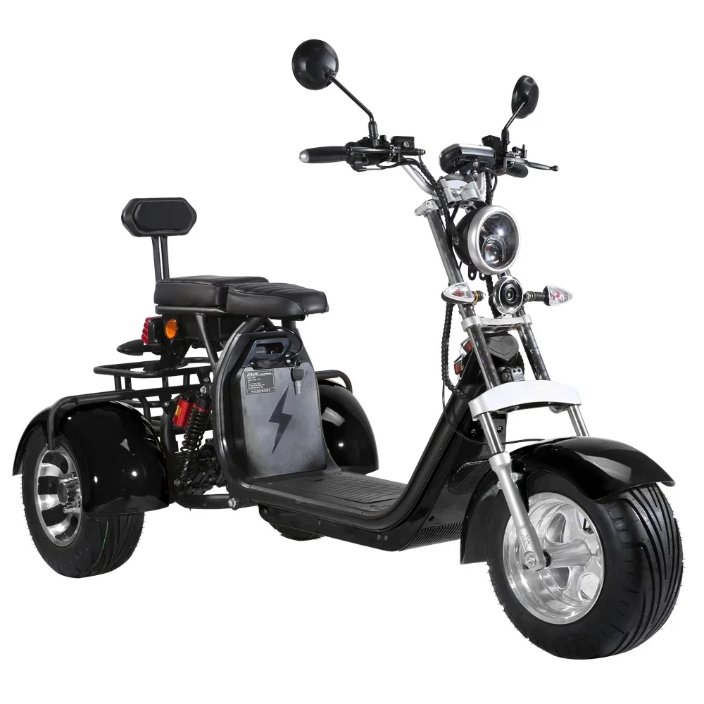 

Europe registrable road legal 3 wheel scooter 2000w 3000w citycoco in Netherlands warehouse