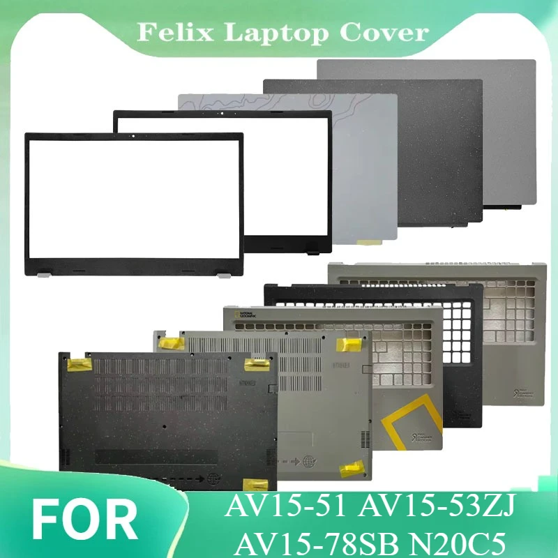

For AV15-51 AV15-53ZJ AV15-78SB N20C5 Rear Lid Back Top Cover New Laptop LCD Back Cover/Front Bezel/Palm Rest/Bottom Cover