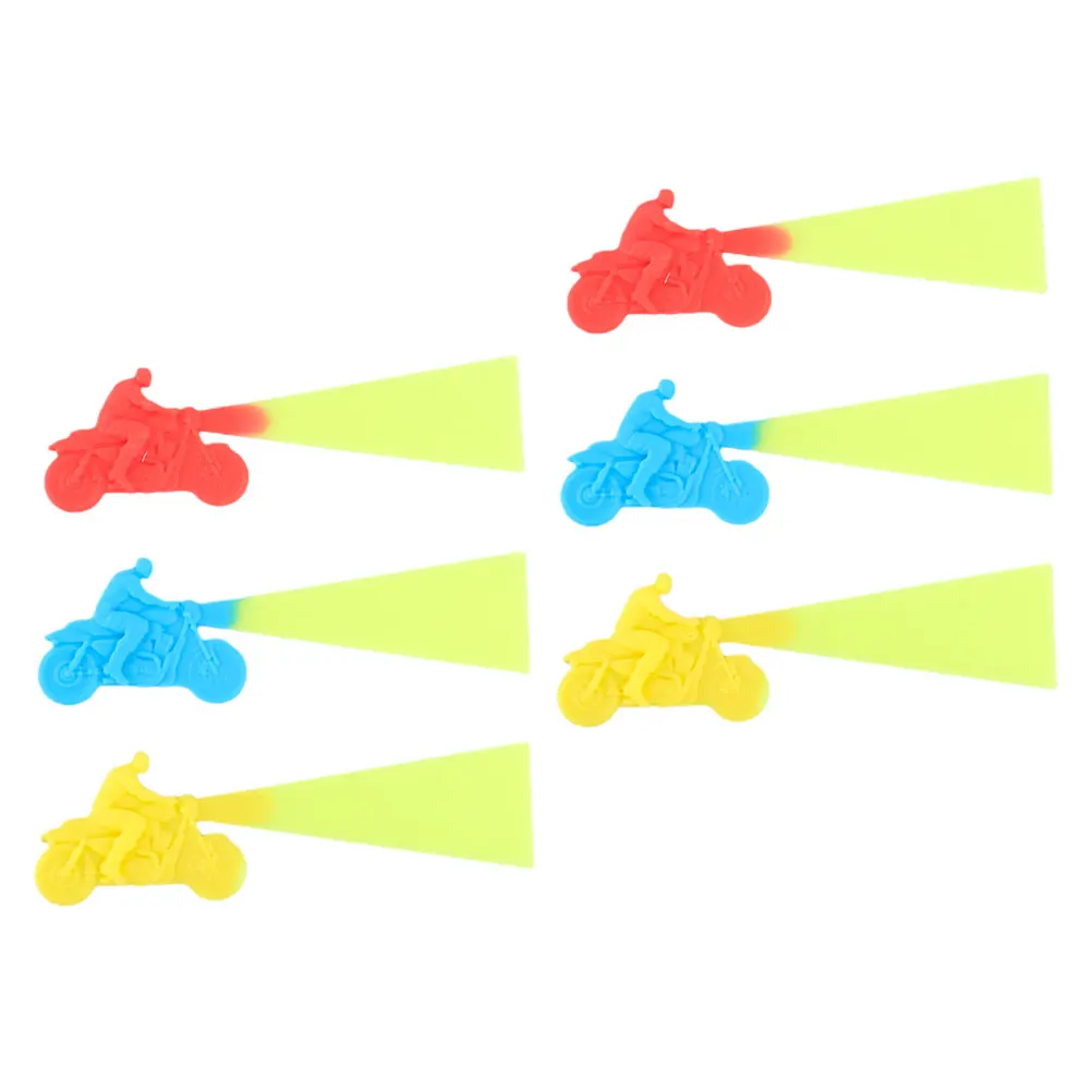 6 pezzi segnalibri in silicone cartone animato portatile divertente creativo segnalibro adorabile segnalibro di pagina segnalibro domestico cancelleria per studenti