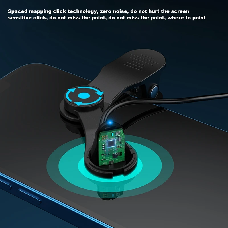 شاشة الهاتف المحمول الفرس الذكي التلقائي ، المحاكاة البدنية ، جهاز النقر بالإصبع ، موصل كتم الصوت