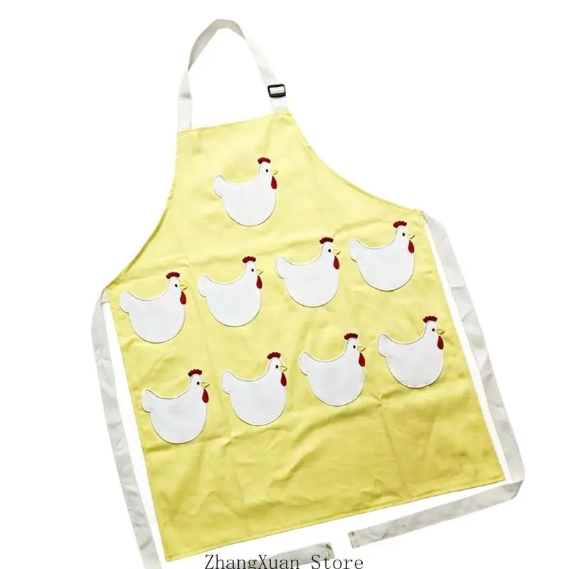 Chicken Care Workwear Eierschürze aus Segeltuch mit neun Vorderfächern für Gartenrunden, Geflügelarbeiten und den täglichen – Detail 4