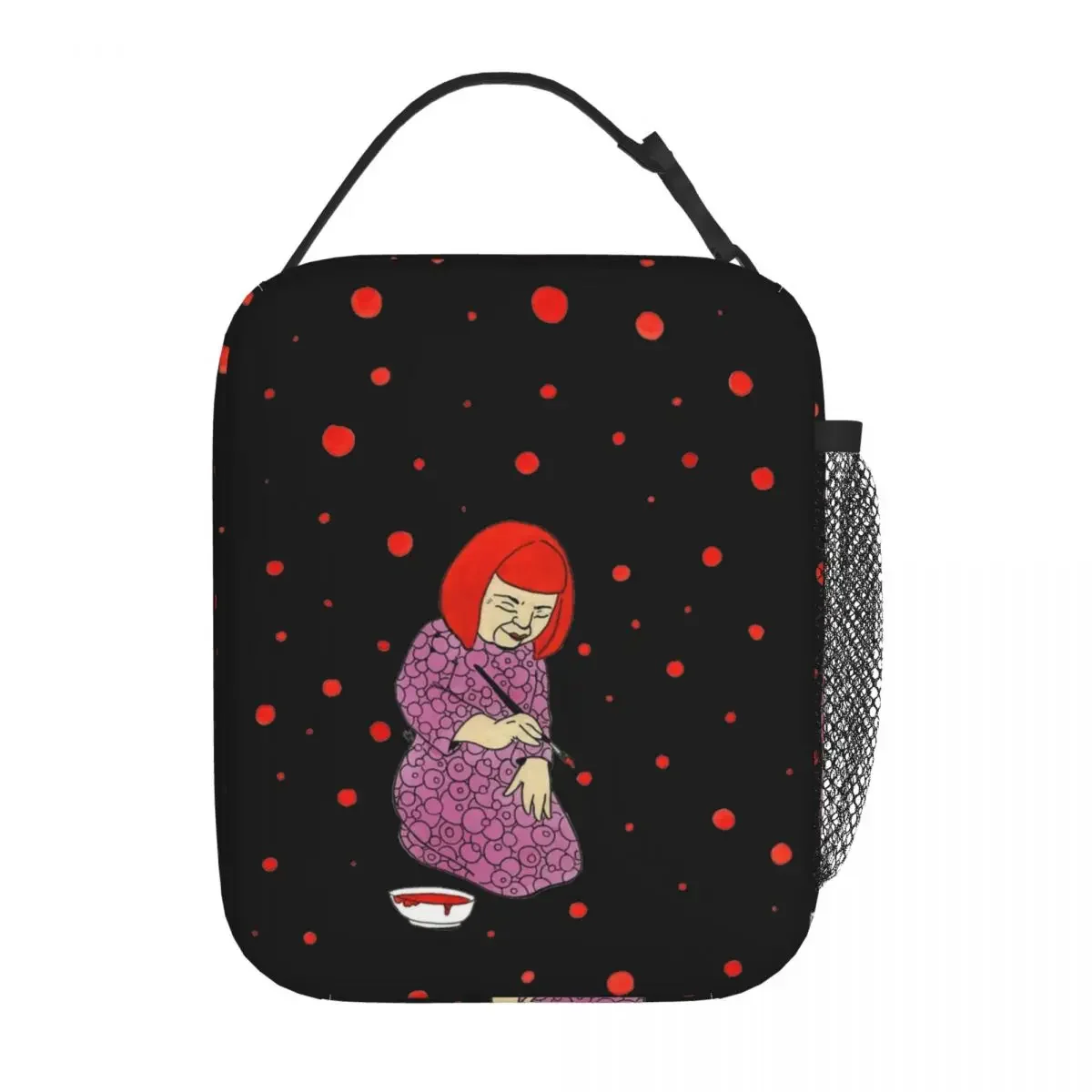 

Yayoi Kusama Insulated Lunch Bags Leakproof Lunch Container Thermal Bag Lunch Box Tote Work Travel Girl Boy