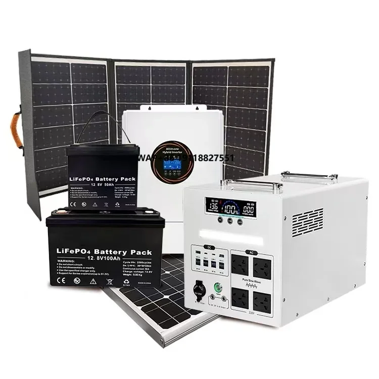 

Large capacity 2000W portable power station solar energy storage power supply LiFePO4 battery outdoor large