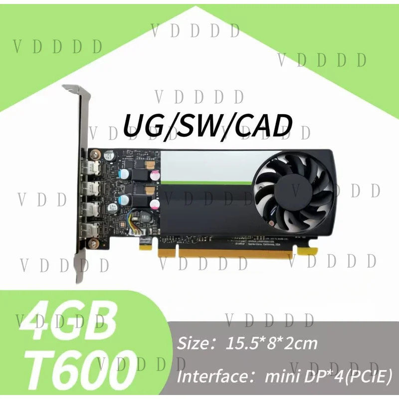 L... for NVIDIA T600 4G Graphics Card DDR6 UG/SW/CAD/Modeling Design and Rendering