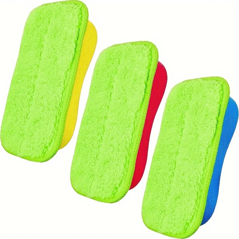 3pcs Washable Chalkboard Eraser, Magnetic Chalkboard Eraser Whiteboard Eraser Dry Eraser Reusable Chalk Eraser for Chalk Markers