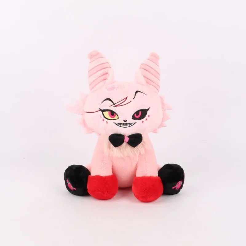 2024 New Hazbin Hotel Husk Meow Plush Dolls Husk Husk Meow Plush Toy Cute Cartoon Plushie Doll Soft Stuffed Anime Periphery Kid Gifts