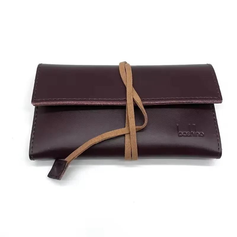 

Durable Genuine Leather Smoking Pouch Portable Storage Bag for Grinding Tobacco Cigarettes and Accessories Fashion Gift for Men