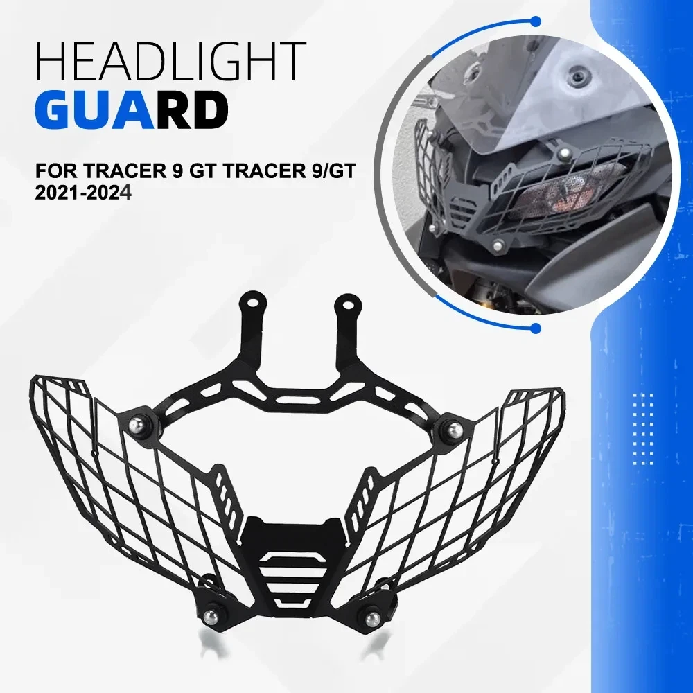 

Tracer 9 Headlight Guard For Yamaha Tracer 9 GT Tracer 9/gt 2021 2022 2023 2024 Motorcycle Headlamp Grill Protection Cover