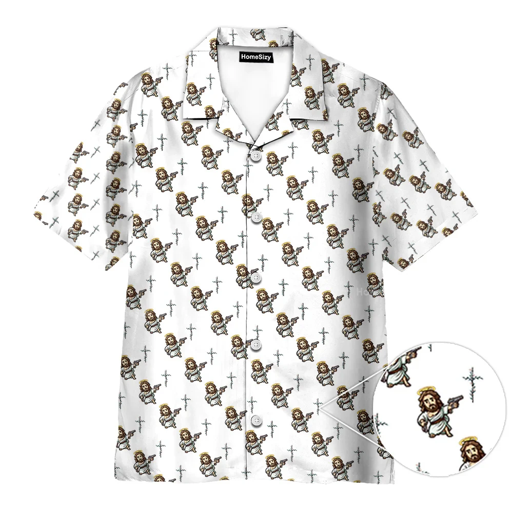 

Hawaii Funny Shirt For Man 3d Print Summer Loose Hawaiian Beach Tops Casual Short Sleeve Lapel Blouse Streetwear Mens Clothes