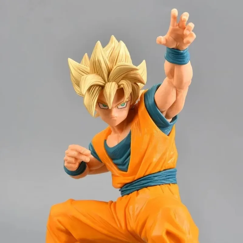 Bandai-Original Dragon Ball Z Action Figures, Solid Son Goku, PVC Anime Figure, Modelo de Coleção, Presente Toy, Banpresto, Zenkai, Em Stock