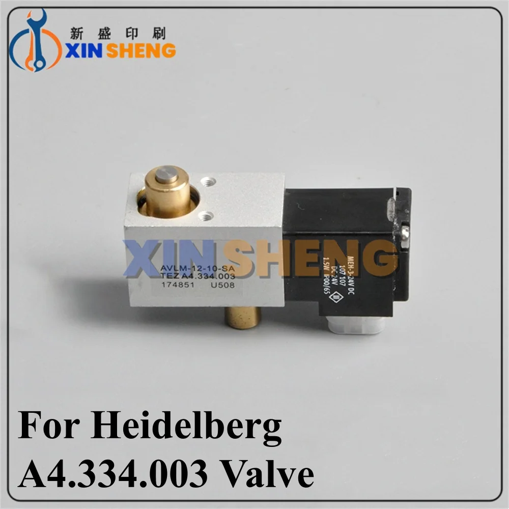 

Good Quality Solenoid Valve A4.334.003 For Heidelberg Offset Printing Machinery Parts Solenoid Valve AVLM-12-10-SA