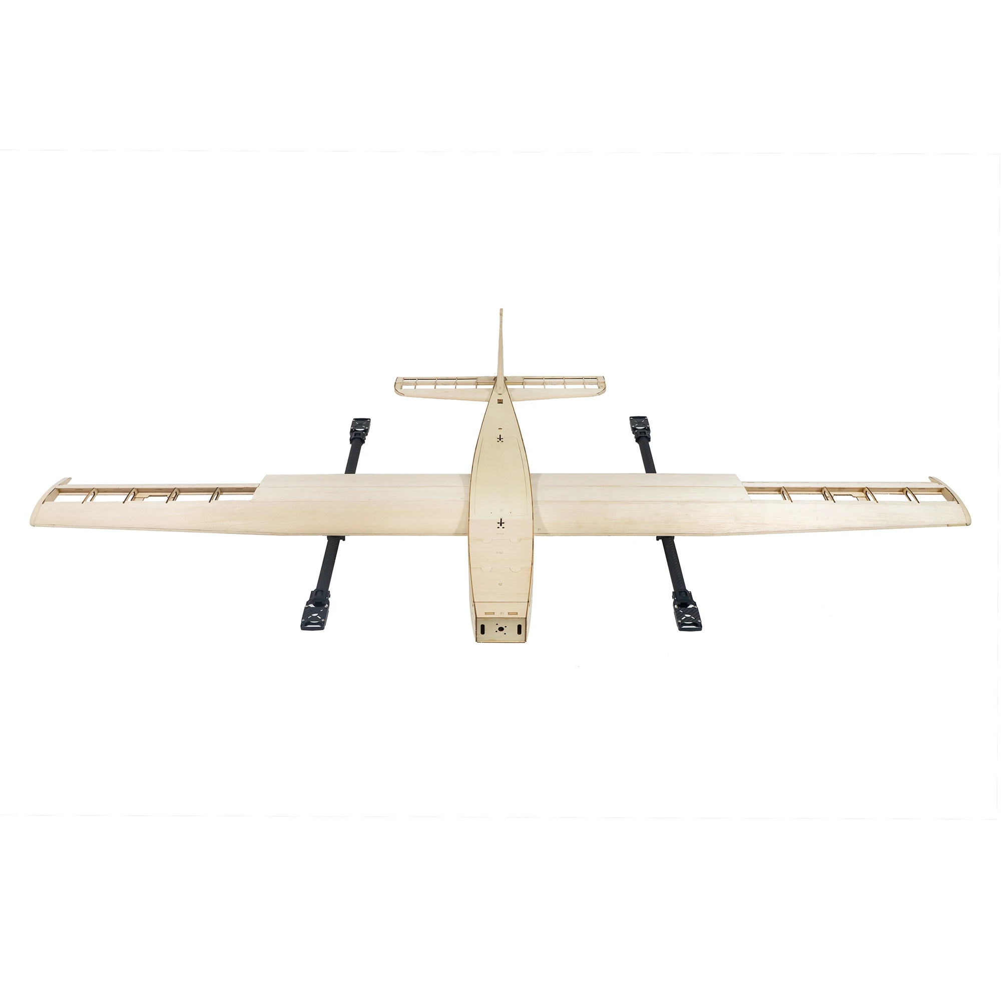 Dancing Wings Hobby QA418 1.8M VTOL Balsawood KIT RC Airplane Vertical Takeoff Fixed Wing for UAV Mapping and FPV Flight