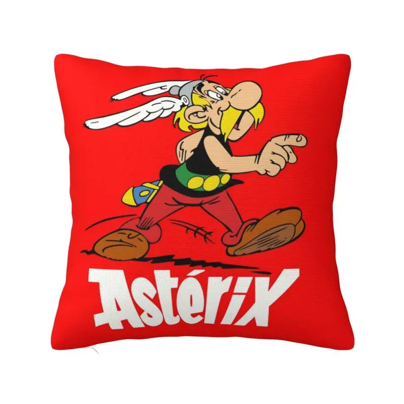 Funny Asterix Luxury Throw Pillow Covers Home Decor Manga Obelix Cushion