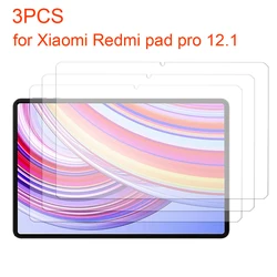 Xiaomi Redmi Pad Pro 12.1 2024 12.1 ''태블릿 강화 유리 보호 화면 보호기 용 3PCS 유리 필름