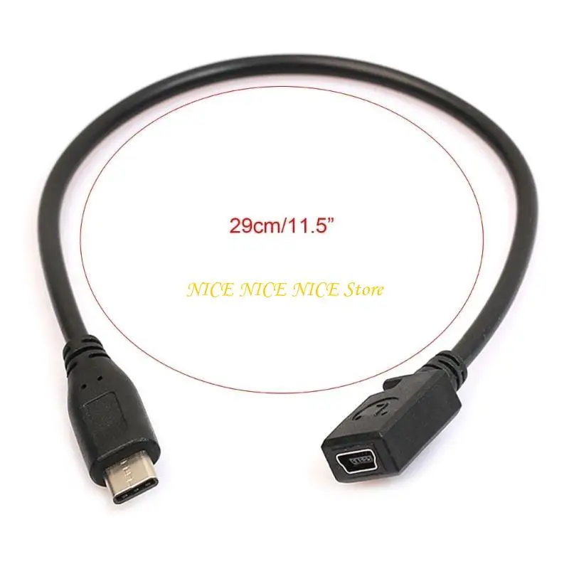 Type C USB 3.1 Male to Mini USB Female Charging Data Cable for Nexus 6P