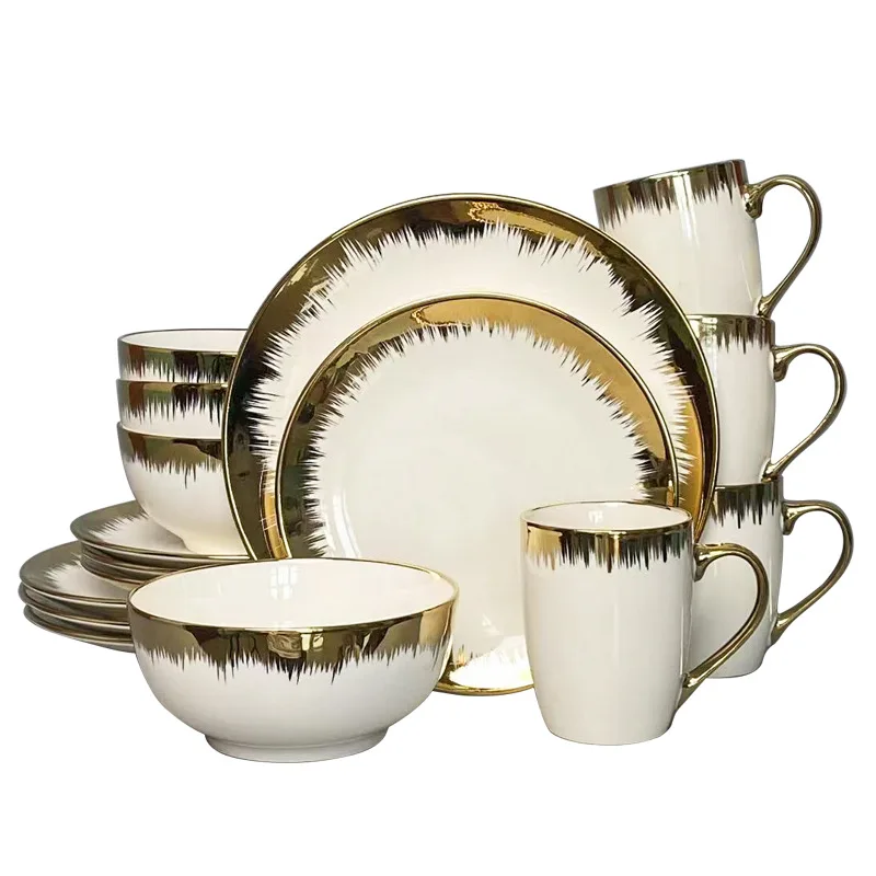 LMM simple household daily creative Phnom Penh ceramic tableware plate steak plate