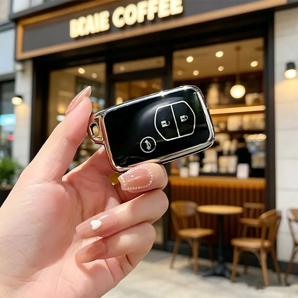 2 3 4 Buttons TPU Car Key Case for Toyota Aqua RAV4 Land Cruiser Camry Prado Corolla Prius 2013 2014 Keyless Auto Accessories view 4
