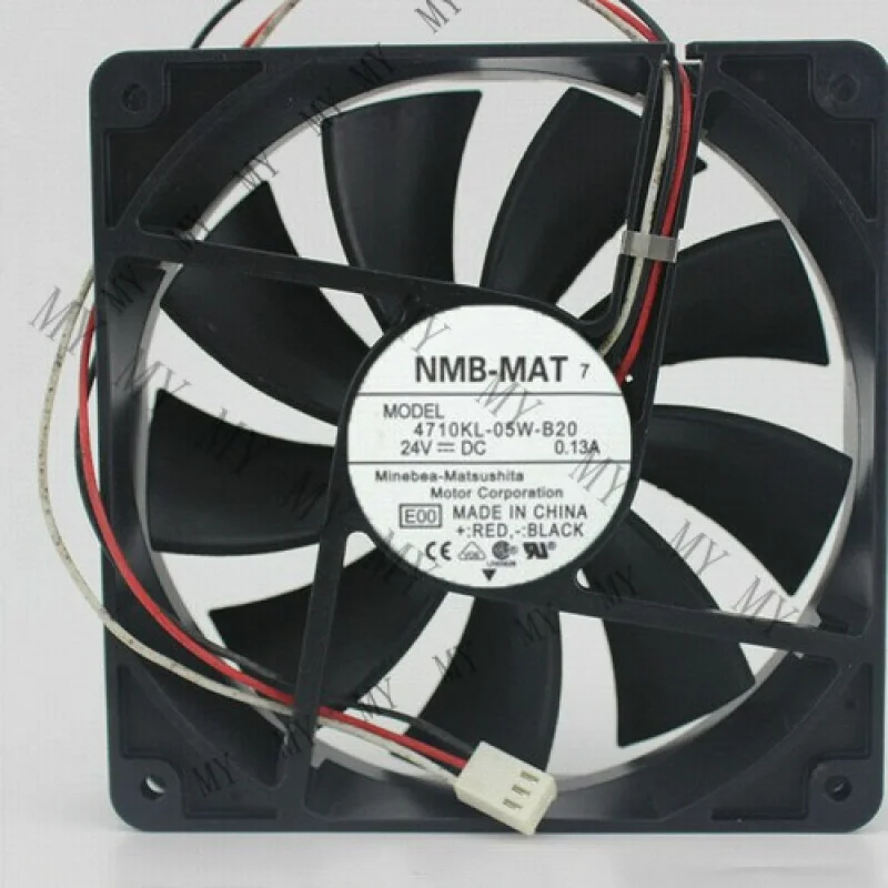 

TT 1pcs for NMB-MAT7 4710KL-05W-B20 24V 0.13A 12025 120mm inverter fan 3pin