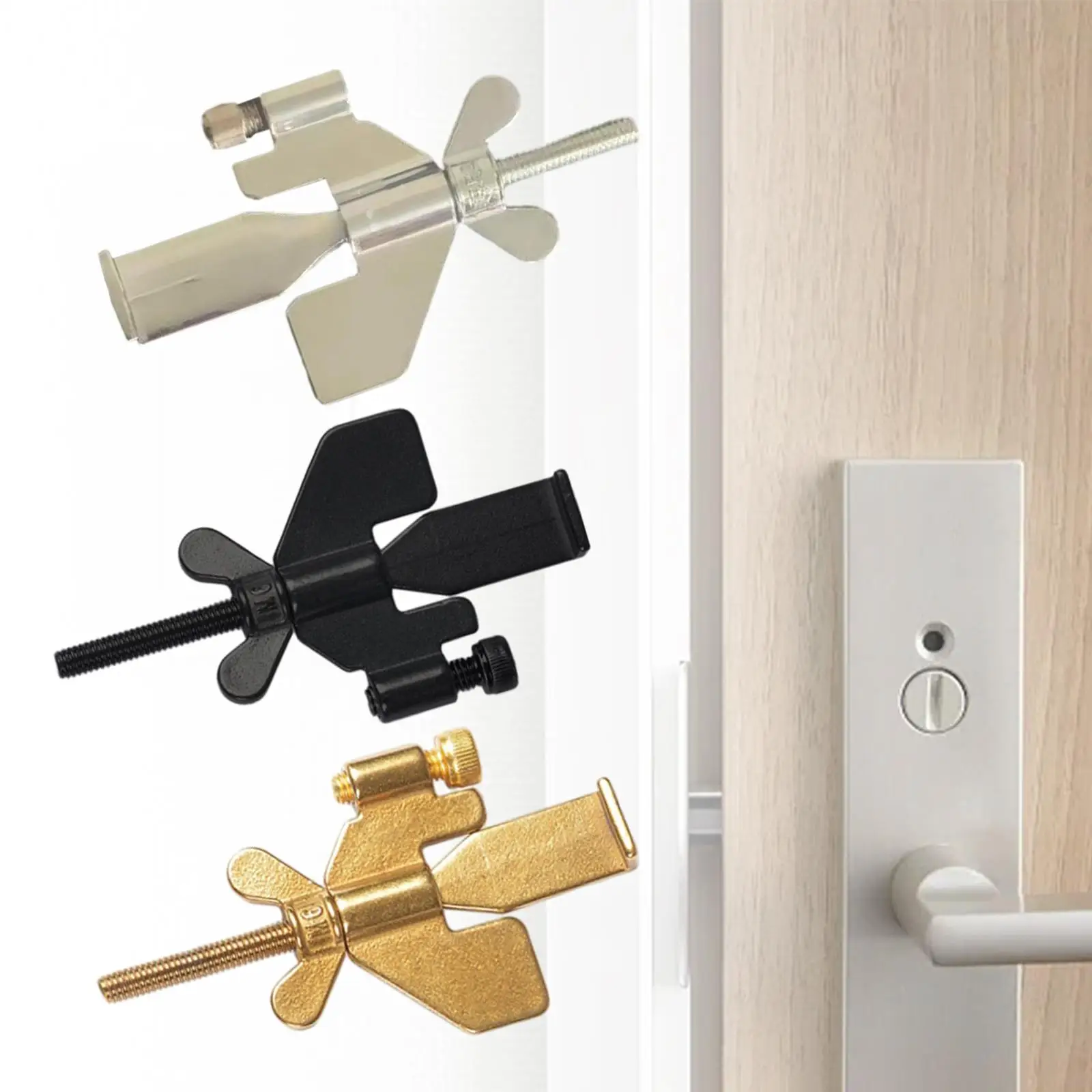 Portátil anti-roubo porta rolha, bloqueio para casa, viagens, quarto