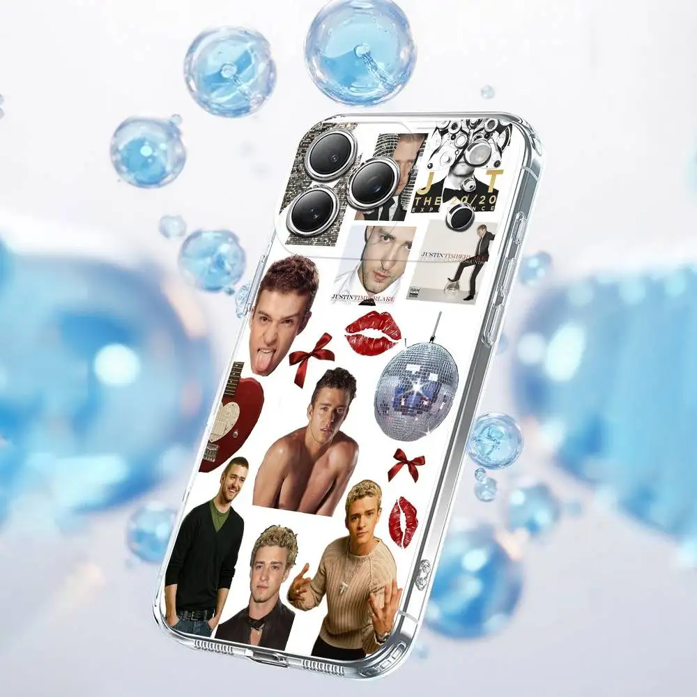حافظة هاتف J-Justin Timberlake مبررة لهاتف iPhone 14,11,15,17,13,12,16,Plus,E,Air,Pro,Max,غطاء شفاف صغير