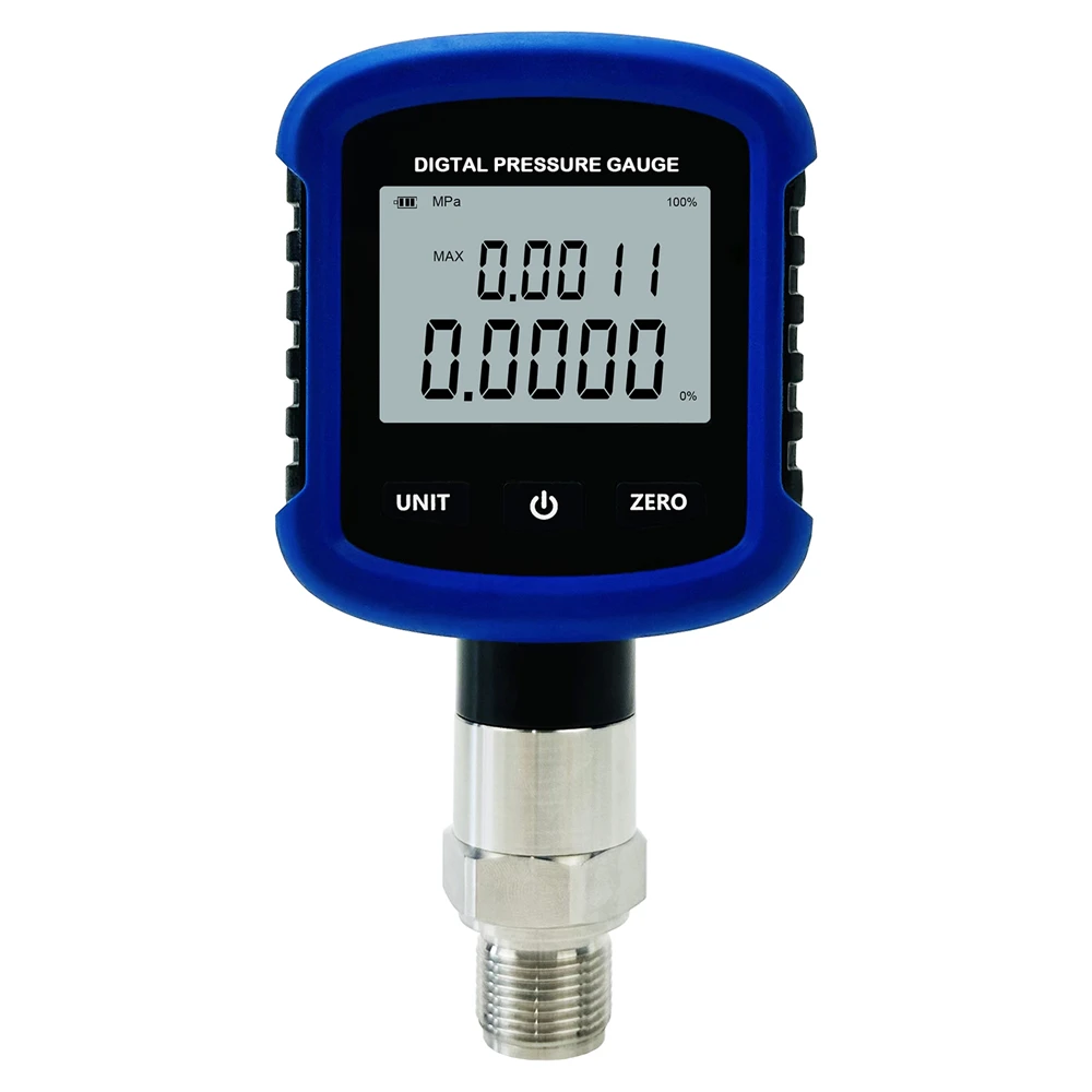 for High Precision 10000PSI Digital Hydraulic Pressure Gauge Air Manometer 1/4''NPT Thread with App for Phone and 330 Dial