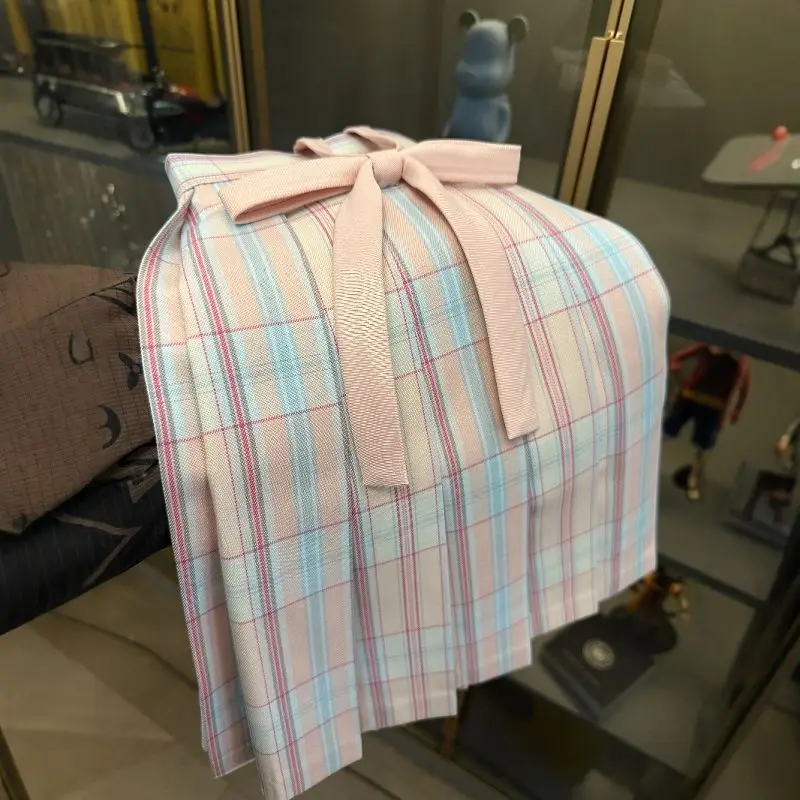 

Harajuku Sweet Pleated Plaid Jk Skirts Y2k High Waist A-line Skirt for Women 2025 Sumemr New All-match Faldas De Mujer