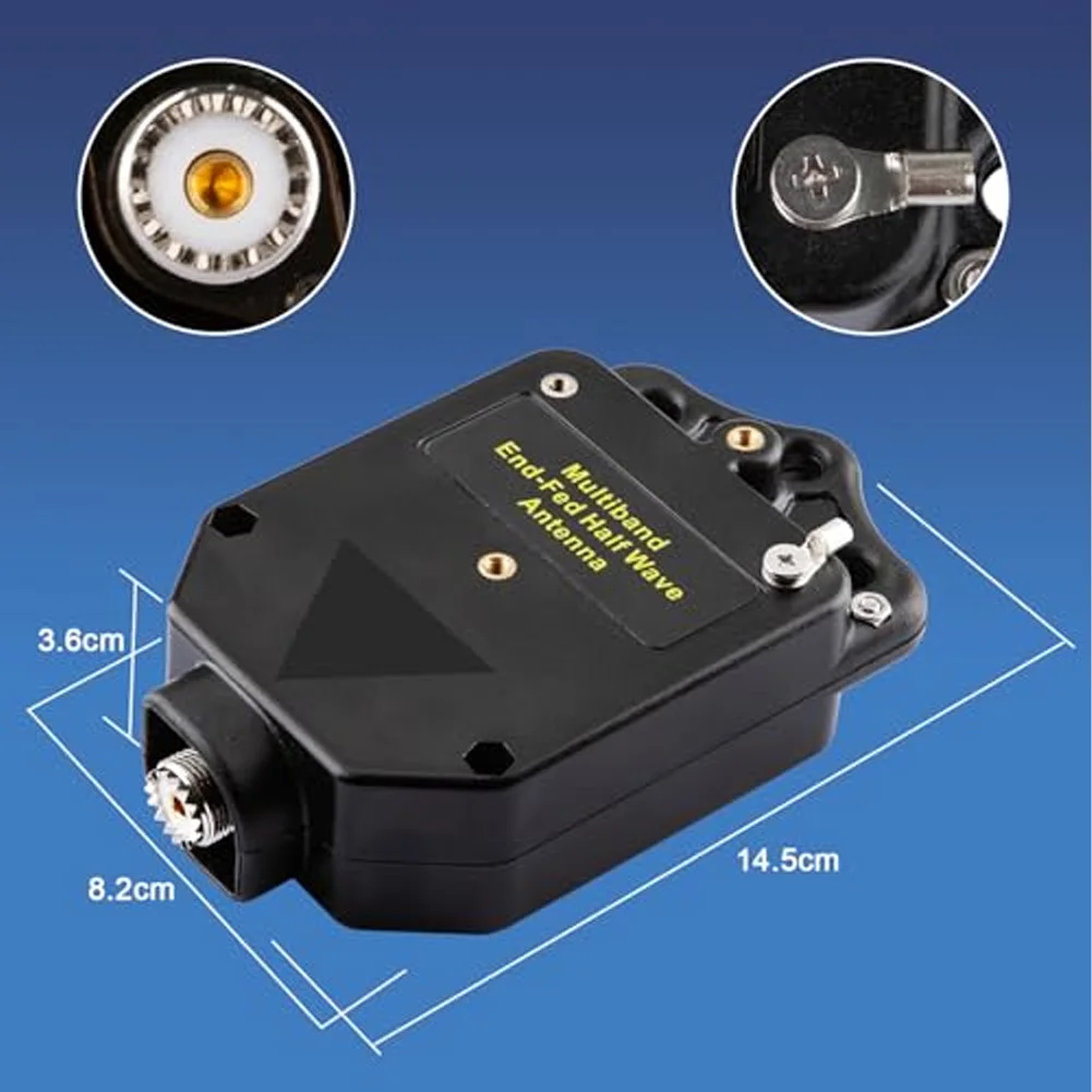 1pc 1:64 Balun End-fed Half-wave Antenna For 4-Band 8-Band End Fed Antenna Range 1-30MHz Power 150W (PEP) For Communication