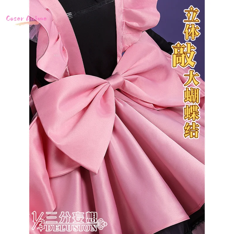 Kinomoto Sakura Cosplay Anime kostium Card Captor Sakura kobiety Halloween śliczna czarna różowa sukienka ogon uszu
