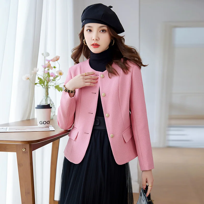 

High Quality Fabric Autumn Winter Women Blazers Jackets Coat Professional Business Work Wear Outwear Overcoat Tops Clothes