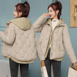 Parkas rembourrés chauds pour femmes, vêtements d'extérieur d'hiver pour femmes, veste optique, vêtements de neige, manteau en duvet de coton, nouveau, 2023