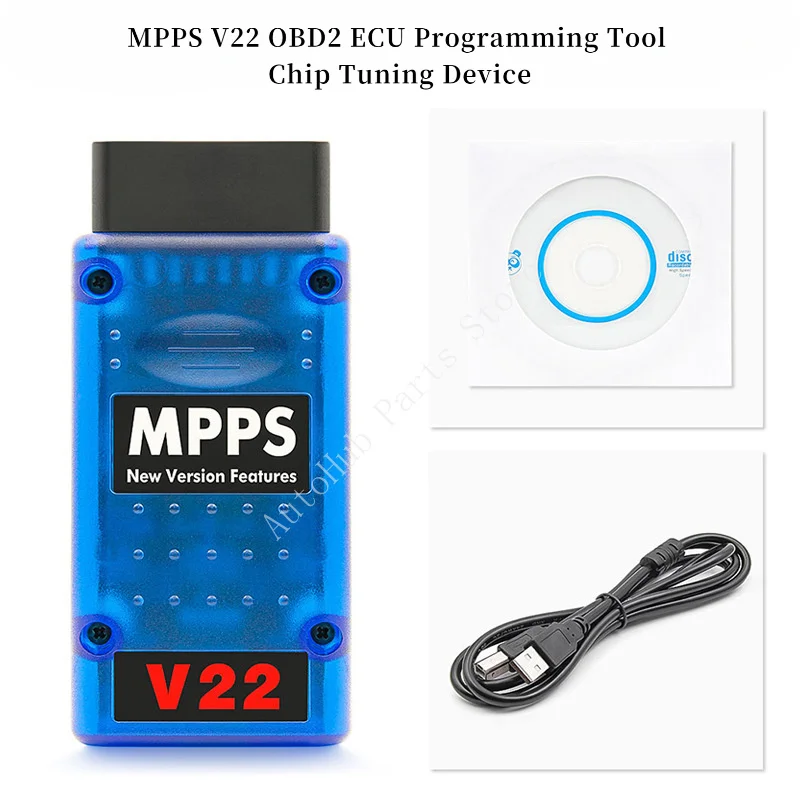 

MPPS V22 OBD2 ECU Programming Tool Chip Tuning Device with Unlimited Unlock FOR VW FOR Audi FOR BMW FOR Mercedes-Benz