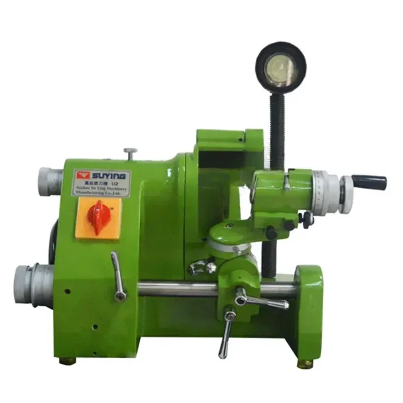 U2 Universal Cutter Grinder ф100mm Grinding Machine Sharpener with 3 Collet for End Mill Cutting Tool Sharpening