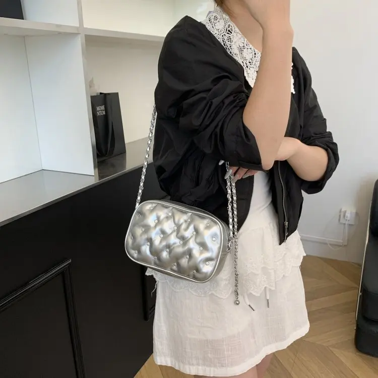 

2026 New Women Crossbody Bag Quilted Chain Multi-Color Shoulder Handbag