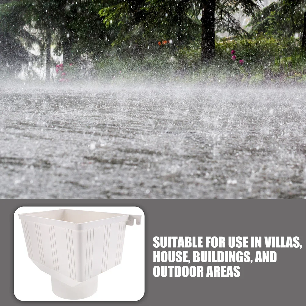 ماسورة التصريف البلاستيكية لنظام مزراب مياه الأمطار في الهواء الطلق مجموعة مياه الأمطار برميل مجموعة تصريف المطر المتينة ملحقات البرميل