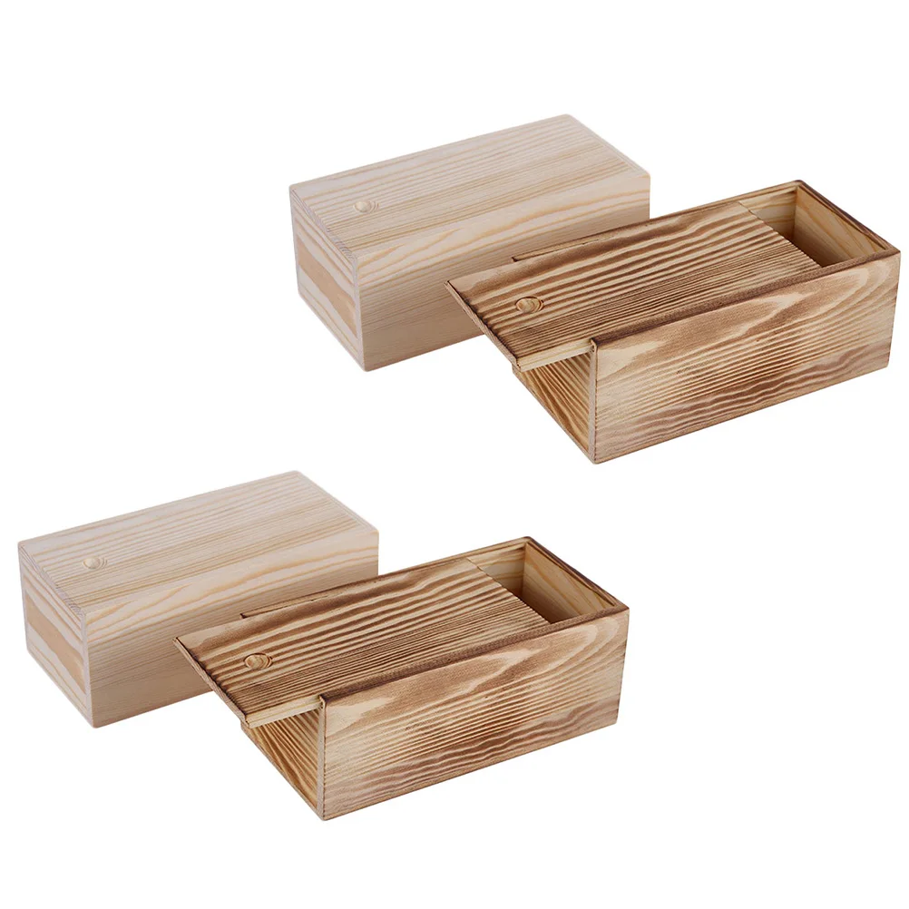 

4pcs Jewelry Storage Boxes Wooden Large Capacity Small Size Desktop Decorative Organizers Earrings Rings Necklaces Gift Women