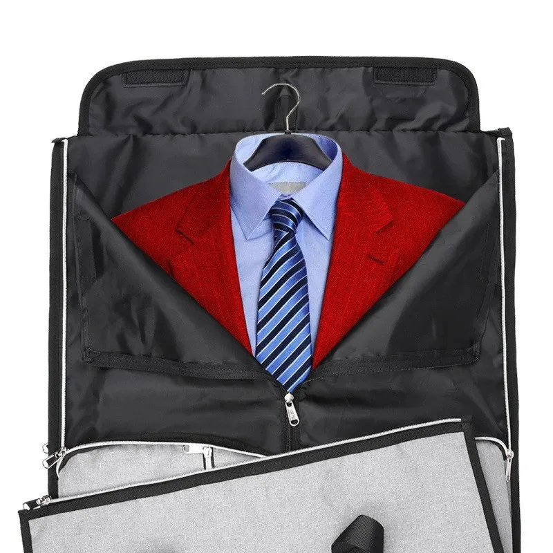 Bolsa de traje plegable impermeable para hombre, bolso de hombro cruzado, Oxford, Gran capacidad, almacenamiento de equipaje de viaje, gimnasio de