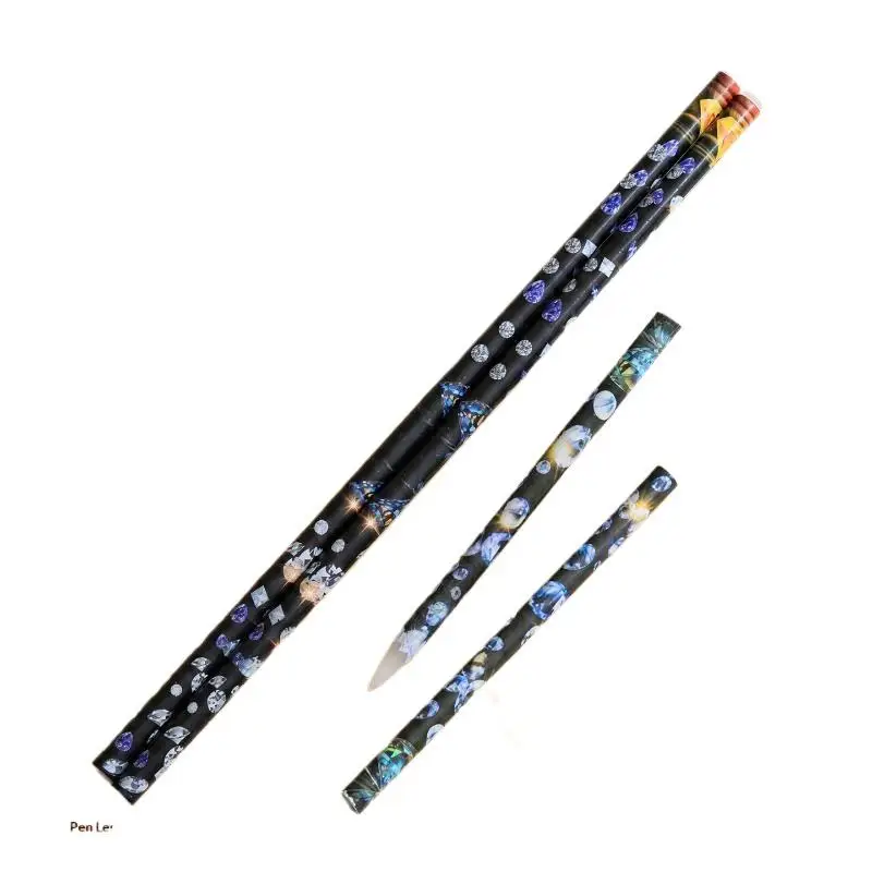 1 Stück Nagelkunst-Punktierstift, Strass-Aufnahmewerkzeug, Kontaktloses Aufnahmegerät, Kristall-Wachsstift für Nagelsteine und Zubehör – Detail 9