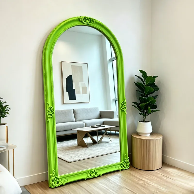 

Bathroom Bedroom Mirror Funky Luxury Long Floor Girls Men Standing Full Body Modern Mirror Living Room Espelhos Home Products