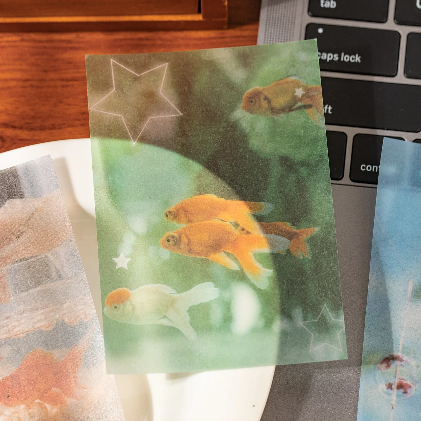 20sheets Summer Art Exhibition Series Kawaii Ins Tearable Notes Material Paper Creative Collage DIY Scrapbook Aesthetic Supplies