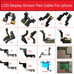 LCD Display Screen Flex Cable For iPhone 11 Pro 4 4s 5 5c 5s 6 6s 7 8 Plus X XS MAX Touch&LCD Display Flex Ribbon Repair Parts