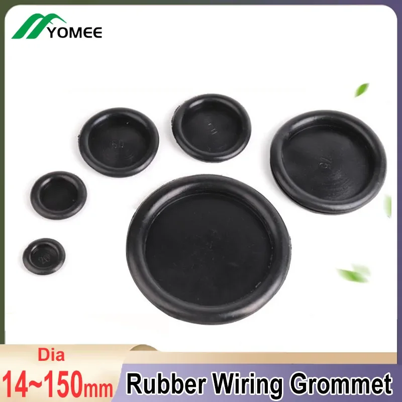 single-sided Blanking Grommets Rubber Grommet Closed Gromet Blind Plug Bungs Dust-proof coil ring Protects Wire Cable