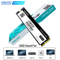 OSCOO SSD For 2013-2017 Macbook Air A1465 A1466 & 2013-2016 Macbook Pro A1502 A1398 & 2012-2018 IMac A1419 A1418 SSD Hard Disk