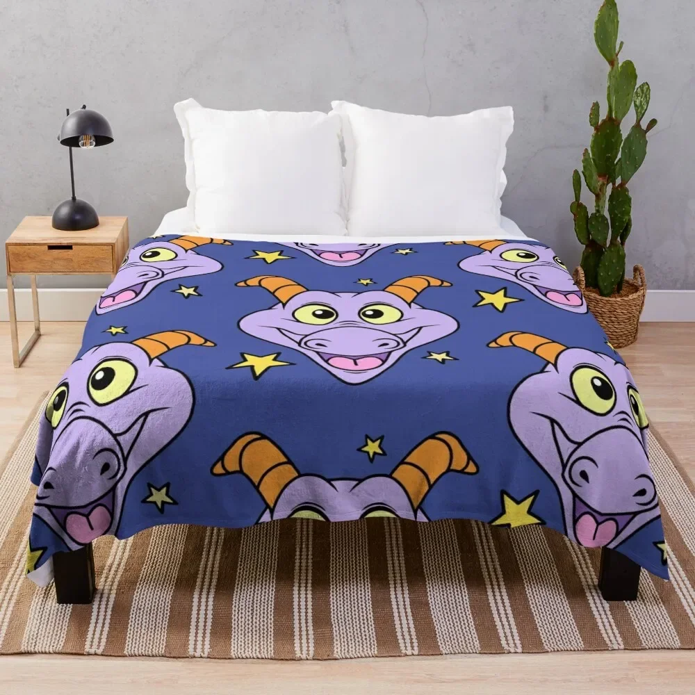 

Figment with Stars Throw Blanket Bed covers For Decorative Sofa Retros Blankets