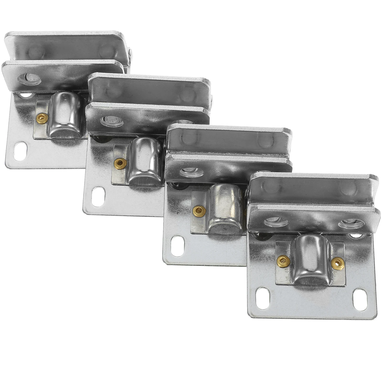 

4 Pcs Glass Door Hinges Cabinet Shower Room Frameless Heavy Duty Stainless Steel 90 Degree Easy No Drilling Smooth Durable