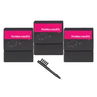 Hearing Aid Wax Guards Filters Oticon ProWax MiniFit Replacements for Hearing aids (3 Packs -18 Wax Filters) Plus Cleaning Brush