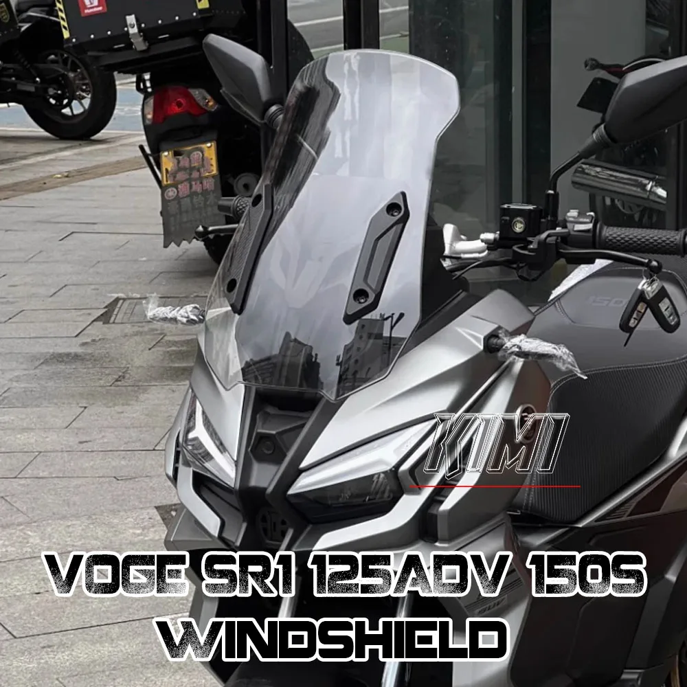 For VOGE SR1 125 ADV SR150S Motorcycle Windshield Heightened Windshield SR 1 ADV Windshield Modification Accessories